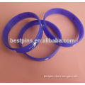 silicone wrist band in custom flag and name design print